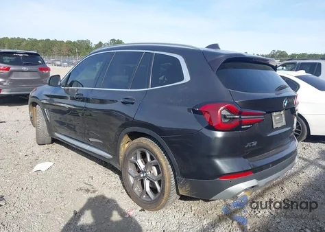 2022 BMW X3 Sdrive30I из США, поврежденный, VIN 5UX43DP09N9M62290